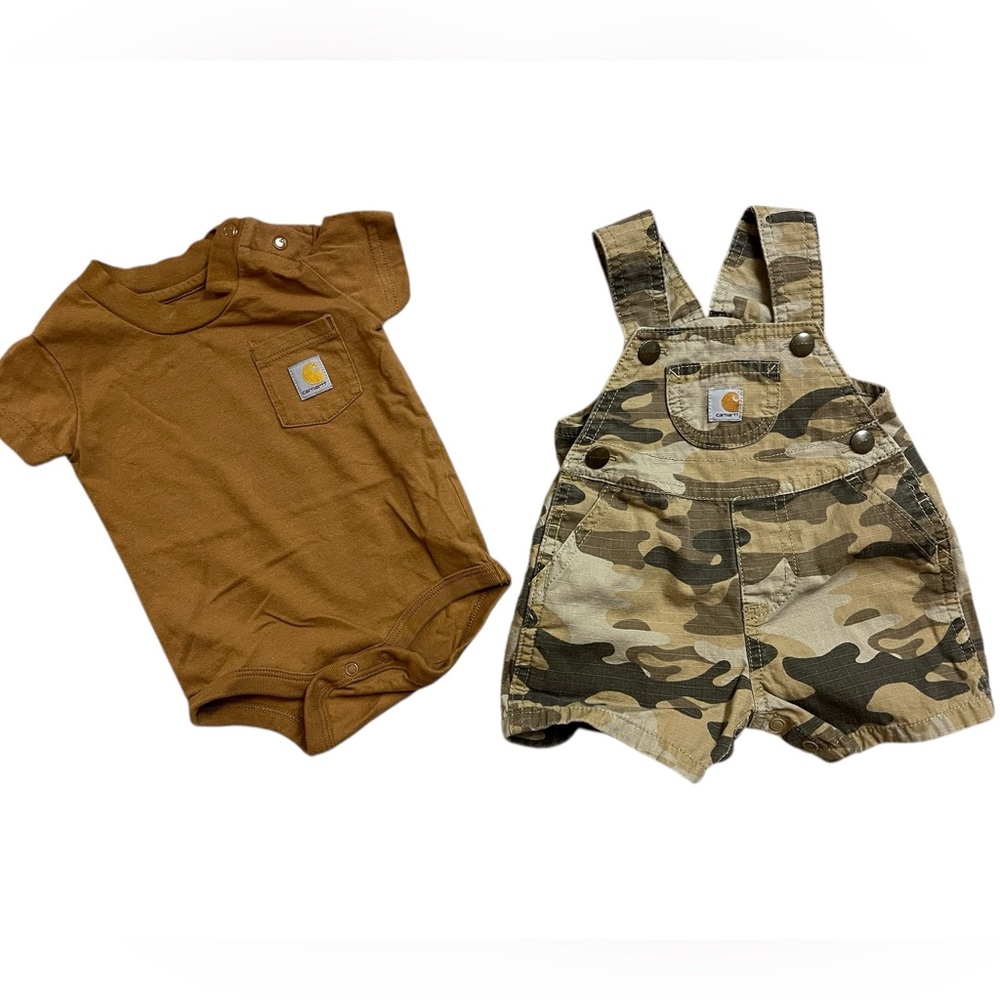 Carhartt Camo Overall Bundle 3mo